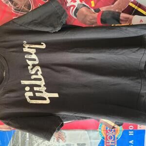 Gibson Guitars Black Logo T-Shirt Large